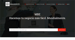 Desktop Screenshot of mbe.com.do