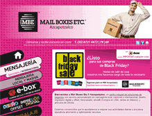 Tablet Screenshot of mbe.com.mx
